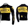 2010 johnnys Thermal Fleece Cycling Jersey Long Sleeve Only Cycling Clothing S