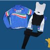 2011 skoda italy Thermal Fleece Cycling Jersey Long Sleeve and Cycling bib Pants S