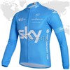 2014 SKY Cycling Jersey Long Sleeve Only Cycling Clothing S