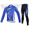 2014 FOX Cycling Jersey Long Sleeve and Cycling Pants Cycling Kits S