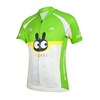 Children Cheji Cycling morki green Cycling Jersey Short Sleeve