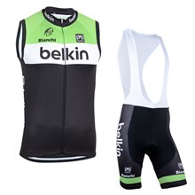 2014 Belkin Cycling Maillot Ciclismo Vest Sleeveless and Cycling Shorts Cycling Kits  cycle jerseys Ciclismo bicicletas maillot ciclismo