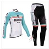 2014 Blanchi Thermal Fleece Cycling Jersey Ropa Ciclismo Winter Long Sleeve and Cycling Pants ropa ciclismo thermal ciclismo jersey thermal XXS