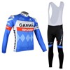 2014 Garmin Cycling Jersey Long Sleeve and Cycling bib Pants Cycling Kits Strap XXS
