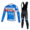 2014 Garmin Cycling Jersey Long Sleeve and Cycling bib Pants Cycling Kits Strap XXS