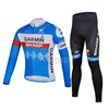 2014 Garmin Cycling Jersey Long Sleeve and Cycling Pants Cycling Kits XXS