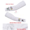 2014 Tour De France white Thermal Fleece Cycling Warmer Arm Sleeves bicycle sportswear mtb racing ciclismo men bycicle tights bike clothing S