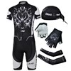 2014 Cycling Ghost Wolf Cycling Jersey Maillot Ciclismo Short Sleeve and Cycling bib Shorts Or Shorts and Scarf and Arm Sleeve and Gloves Tour De France