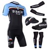 2014 bianchi Cycling Jersey Maillot Ciclismo Short Sleeve and Cycling bib Shorts Or Shorts and Cap and Arm Sleeve and Leg Sleeve and Shoe Cover Tour De France XXS