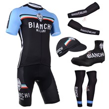 2014 bianchi Cycling Jersey Maillot Ciclismo Short Sleeve and Cycling bib Shorts Or Shorts and Cap and Arm Sleeve and Leg Sleeve and Shoe Cover Tour D