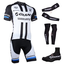 2014 giant Cycling Jersey Maillot Ciclismo Short Sleeve and Cycling bib Shorts Or Shorts and Shoe Cover and Arm Sleeve and Leg Sleeve Tour De France