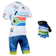 2014 greenedge orica Cycling Jersey Maillot Ciclismo Short Sleeve and Cycling bib Shorts Or Shorts and Gloves Short Finger Tour De France XXS