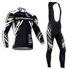 2013 Cannondale  Cycling Jersey Long Sleeve and Cycling bib Pants Cycling Kits Strap XXS