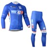 2014 FDJ    Cycling Jersey Long Sleeve and Cycling Pants Cycling Kits XXS