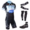 2014 quick step Cycling Jersey Maillot Ciclismo Short Sleeve and Cycling bib Shorts Or Shorts and Shoe Cover and Arm Sleeve and Leg Sleeve Tour De France XXS