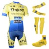 2014 saxo bank Cycling Jersey Maillot Ciclismo Short Sleeve and Cycling bib Shorts Or Shorts and Shoe Cover and Arm Sleeve and Leg Sleeve Tour De France