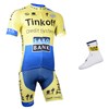 2014 saxo bank Cycling Jersey Maillot Ciclismo Short Sleeve and Cycling bib Shorts Or Shorts and Sock Tour De France XXS