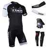 2014 trek Cycling Jersey Maillot Ciclismo Short Sleeve and Cycling bib Shorts Or Shorts and Leg Sleeve and Arm Sleeve and Gloves Tour De France