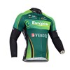2014 Europcar Cycling Jersey Long Sleeve Only Cycling Clothing  cycle jerseys Ropa Ciclismo bicicletas maillot ciclismo XXS