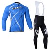 2014 Fox Cycling Jersey Long Sleeve and Cycling bib Pants Cycling Kits Strap XXS