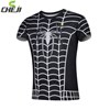 2014 Spider Man T-shirt Childrens Black Cycling Jersey Ropa Ciclismo Short Sleeve Only Cycling Clothing  cycle jerseys Ciclismo bicicletas maillot ciclismo M