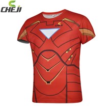 2014 Iron Man T-shirt Childrens  Cycling Jersey Ropa Ciclismo Short Sleeve Only Cycling Clothing  cycle jerseys Ciclismo bicicletas maillot ciclismo M