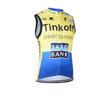2014 SAXO BANK TINKOFF Cycling Vest Jersey Sleeveless Ropa Ciclismo Only Cycling Clothing  cycle jerseys Ciclismo bicicletas maillot ciclismo  cycle j XXS