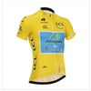 2014 Astana Tour De France Yellow Jersey Cycling Jersey Ropa Ciclismo Short Sleeve Only Cycling Clothing  cycle jerseys Ciclismo bicicletas maillot ciclismo XXS