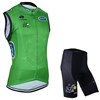 2014 Tour De France Green Cycling Vest Maillot Ciclismo Sleeveless and Cycling Shorts Cycling Kits  cycle jerseys Ciclismo bicicletas