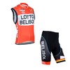 2014 Lotto Cycling Vest Maillot Ciclismo Sleeveless and Cycling Shorts Cycling Kits  cycle jerseys Ciclismo bicicletas XXS