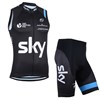 2014 Sky Cycling Vest Maillot Ciclismo Sleeveless and Cycling Shorts Cycling Kits  cycle jerseys Ciclismo bicicletas XXS