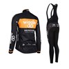 2015 Wiggle Woman Cycling Jersey Long Sleeve and Cycling bib Pants Cycling Kits Strap XXS