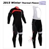 2015 Castelli 3T Thermal Fleece Cycling Jersey Long Sleeve Ropa Ciclismo Winter and Cycling bib Pants ropa ciclismo thermal ciclismo jersey thermal XXS
