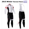 2015 Castelli Thermal Fleece Cycling Jersey Long Sleeve Ropa Ciclismo Winter and Cycling bib Pants ropa ciclismo thermal ciclismo jersey thermal XXS