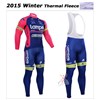 2015 Lampre Thermal Fleece Cycling Jersey Long Sleeve Ropa Ciclismo Winter and Cycling bib Pants ropa ciclismo thermal ciclismo jersey thermal XXS