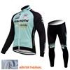 2015 Bianchi Idro Drain Thermal Fleece Cycling Jersey Ropa Ciclismo Winter Long Sleeve and Cycling Pants ropa ciclismo thermal ciclismo jersey thermal XXS