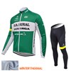 2015 CAJA RURAL Thermal Fleece Cycling Jersey Ropa Ciclismo Winter Long Sleeve and Cycling Pants ropa ciclismo thermal ciclismo jersey thermal XXS