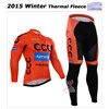 2015 CCC Thermal Fleece Cycling Jersey Ropa Ciclismo Winter Long Sleeve and Cycling Pants ropa ciclismo thermal ciclismo jersey thermal XXS