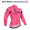 2015 Tour de Italy Thermal Fleece Cycling Jersey Ropa Ciclismo Winter Long Sleeve Only Cycling Clothing cycle jerseys Ropa Ciclismo bicicletas maillot ciclismo XXS