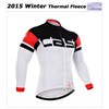 2015 Castelli Thermal Fleece Cycling Jersey Ropa Ciclismo Winter Long Sleeve Only Cycling Clothing cycle jerseys Ropa Ciclismo bicicletas maillot ciclismo XXS