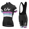2015 WOMEN LIV Cycling Jersey Maillot Ciclismo Short Sleeve and Cycling bib Shorts Cycling Kits Strap cycle jerseys Ciclismo bicicletas XXS