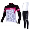 2015 WOMEN Bianchi Cycling Jersey Long Sleeve and Cycling bib Pants Cycling Kits Strap XXS