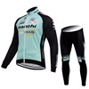 2015 BIANCHI IDRO DRAIN  Cycling Jersey Long Sleeve and Cycling Pants Cycling Kits XXS