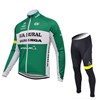 2015 CAJA RURAL Cycling Jersey Long Sleeve and Cycling Pants Cycling Kits XXS