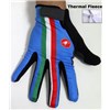 2015 Castelli Cycling Thermal Fleece Glove Long Finger bicycle sportswear mtb racing ciclismo men bycicle tights bike clothing M