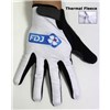 2015 FDJ Cycling Thermal Fleece Glove Long Finger bicycle sportswear mtb racing ciclismo men bycicle tights bike clothing M