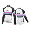 Women LIV RACE DAY SS 2015 Long white Cycling Jersey Long Sleeve Only Cycling Clothing cycle jerseys Ropa Ciclismo bicicletas maillot ciclismo XXS