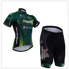 2015 Europcar Cycling Jersey Short Sleeve Maillot Ciclismo and Cycling Shorts Cycling Kits cycle jerseys Ciclismo bicicletas XXS