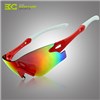 BaseCamp BC-101 +Red White HD Cycling Sunglasses Colorful Ultralight Bright Lens Glasses Goggles Riding Glasses Outdoor Sports Equipment