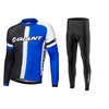 2015 Giant Cycling Jersey Long Sleeve and Cycling Pants Cycling Kits XXS